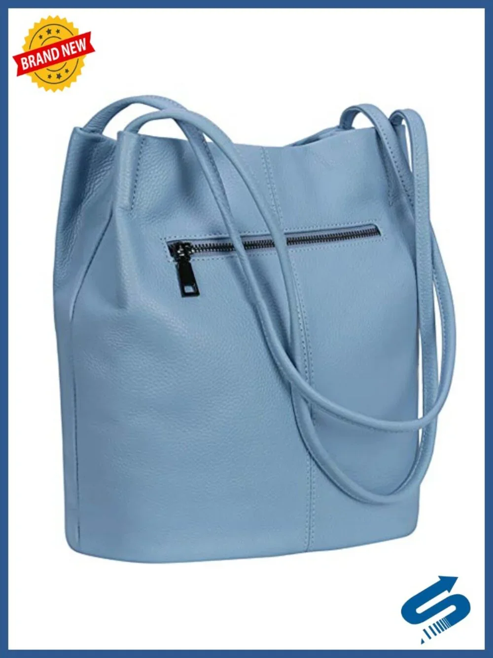 Genuine Leather Hobo Tote Bag Large Capacity Shoulder Purse Work Travel Handbag